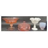 Vintage Glassware Lot  Hobnail +