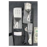 Kershaw Camp Tool Trader BBQ Set w Carry Case