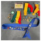 Webelos Scout Pins, Ribbons & Sash Lot