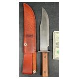 Marbles Bowie Style Large Hunting Knife w Sheath