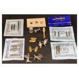 Cufflinks, Tie Clips & Collar Pins  Horses +