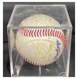 Autographed Baseball in Case