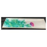 Japanese Shippo Yaki Cloisonne Thistle Tray