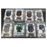 8 Star Trek Action Figures  Enterprise &Nemesis