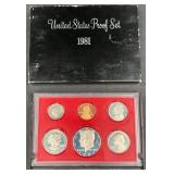 1981S United States Proof Set w Susan B Anthony $1