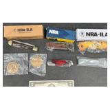 NRA-Themed Knives & Coins Collection