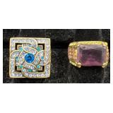 2 LaVintage Cocktail Rings