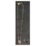 Vintage Liz Paiacios S.F.Necklace & Earrings Set