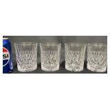 4 Waterford Marquis Crystal 4" Tall Glasses