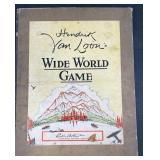 Vntg 1933Hendrik Van Loon's Wide World Game
