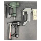 3 Pneumatic Staplers Nailers, Work