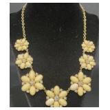 Kate Spade New York Floral w Rhinestone Necklace