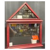 New Mahogany Deco Woodo American Flag Display