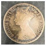 1858 Great Britain Silver Florin Queen Victoria