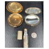 Stratton-Suzie Serenade Compacts & Brush Holder