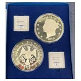 2 American Mint Jumbo Gold Dream Replica Coins