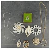 Vintage Sarah Cov Coventry Signed Jewelry