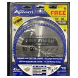 New Pack of 2 Avanti Pro 10' Saw Blades