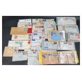 Air Mail Stamps & Envelopes Collection