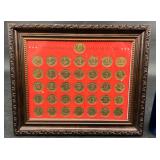Presidential Hall of Fame Framed Coin Set