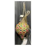 Multicolor Gem AccentedHanging Lamp Works