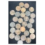 29 British Coins Various Years  Pennies