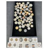 World Coins Collection  Iraq, Hong Kong, Japan +