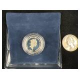 1997 Elizabeth II Silver Proof £1 Coin w COA