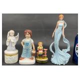 Princess Diana Figure, 2 Trinket Boxes +
