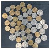 36 Dollar Coins & 12 Older Kennedy Half Dollars