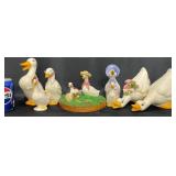 Ceramic Ducks Decor Collection  Pitcher, Planter+