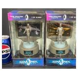 2 Pewter Star Trek Champion- Khan & Captain Kirk