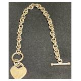 Sterling Silver .925 Toggle Bracelet 17.15 Grams