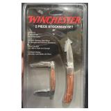 New Winchester 2-Piece Stockman Knife Set