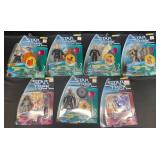 7 Star Trek Action Warp Factor 2 Action Figures