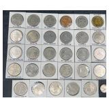 29 Vintage Casino $1 Gaming Slot Tokens