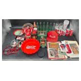 Diverse Coca-Cola Lot  Bottles, Antique Cans+