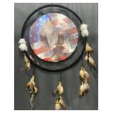 Large Patriotic Eagle Dreamcatcher Wall Decor