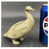 Inuit Hand-Carved Serpentine Bird Figurine