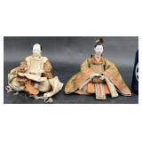 Pair Vintage JapaneseHina NingyoDolls