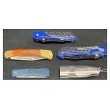 5 Folding Knives  Eddie Bauer, Law Enforcement+