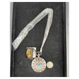 Franklin Mint Thunderbird Pocket Watch w Chain