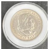1893 Columbian Expo 90% Silver Half Dollar Coin