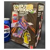 Vntg Computer Warriors Pepsi Can Toy