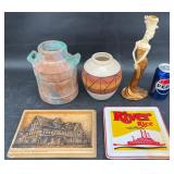 Decorative Lot-Pottery, Native American, Veranese+