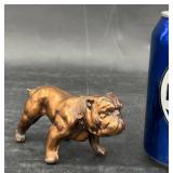 Small Brass Bulldog Figurine