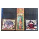 3 Bar Signs  Seagram's, Coors & Red Dog