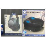 Brookstone Headphones & Sealy Plush Massager