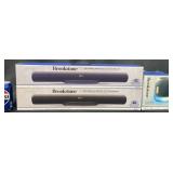2 Brookstone Surround Soundbar Speakers +