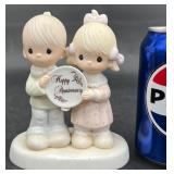 Vntg Precious Moments Happy Anniversary Figurine